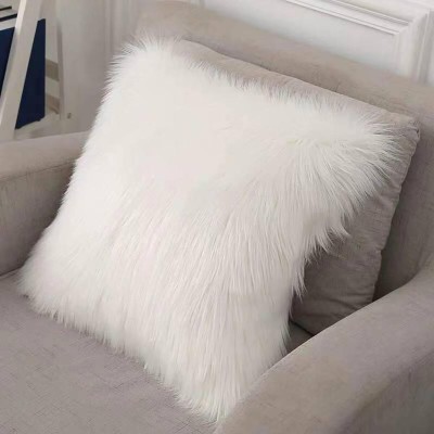 ME&YOU Microfibre Solid Cushion Pack of 1(White)