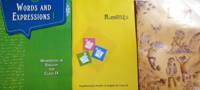 English 9th Class Moments ,Beehive & Workbook (3 Books) Ncert Textbook Unknown Binding(paperpack, NCRT)