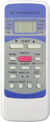 LipiWorld 160 AC Remote Control Compatible for  Carrier AC Remote Controller(Grey)