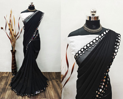 Pireva Georgette Embellished Salwar Suit Material