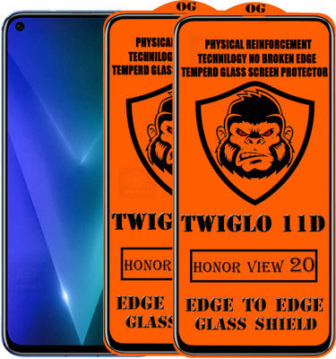 11D Edge To Edge Tempered Glass for HONOR VIEW 20(Pack of 2)