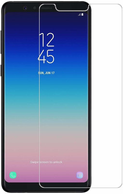DropFit Edge To Edge Tempered Glass for Samsung Galaxy A8 Star(Pack of 1)