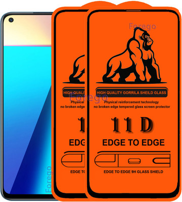 Forego Edge To Edge Tempered Glass for Infinix Note 8i(Pack of 2)