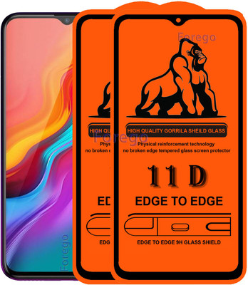 HQ Protection Edge To Edge Tempered Glass for Infinix Hot 8(Pack of 2)
