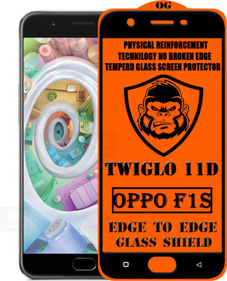 TWIGLO Edge To Edge Tempered Glass for Oppo F1s(Pack of 1)