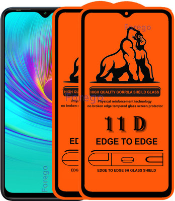 Forego Edge To Edge Tempered Glass for Infinix Smart 4 Plus(Pack of 2)