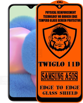 TWIGLO Edge To Edge Tempered Glass for SAMSUNG Galaxy A50S(Pack of 1)
