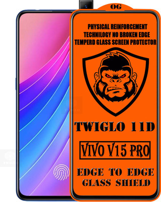 TWIGLO Edge To Edge Tempered Glass for VIVO V15 PRO(Pack of 1)