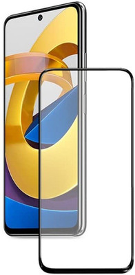 DropFit Edge To Edge Tempered Glass for Poco M4 Pro 5G(Pack of 1)