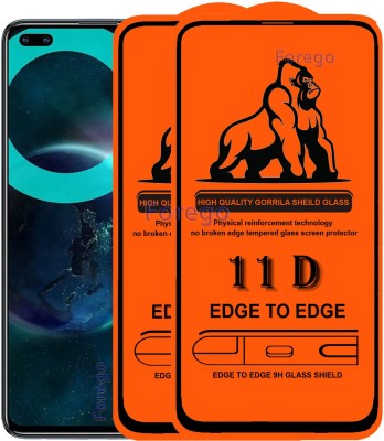 Forego Edge To Edge Tempered Glass for Infinix Zero 8i(Pack of 2)