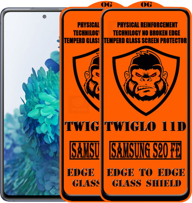 TWIGLO Edge To Edge Tempered Glass for SAMSUNG S20 FE(Pack of 2)