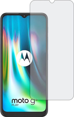 DropFit Edge To Edge Tempered Glass for Motorola G9 Play(Pack of 1)