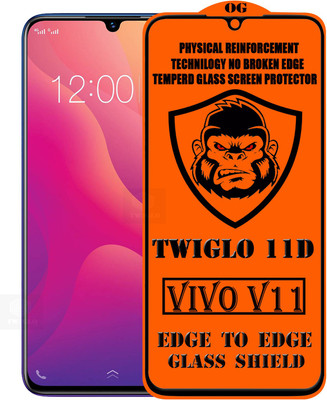 TWIGLO Edge To Edge Tempered Glass for VIVO V11(Pack of 1)