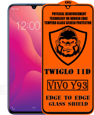 TWIGLO Edge To Edge Tempered Glass for VIVO Y93(Pack of 1)