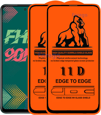 Forego Edge To Edge Tempered Glass for Infinix Hot 11s(Pack of 2)