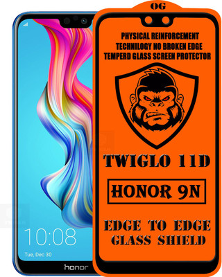 TWIGLO Edge To Edge Tempered Glass for Honor 9N(Pack of 1)