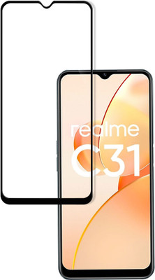 Flipkart SmartBuy Edge To Edge Tempered Glass for realme C31(Pack of 1)