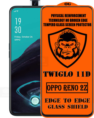 TWIGLO Edge To Edge Tempered Glass for OPPO Reno 2z(Pack of 1)