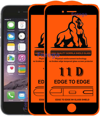 HQ Protection Edge To Edge Tempered Glass for Apple iPhone 6(Pack of 2)