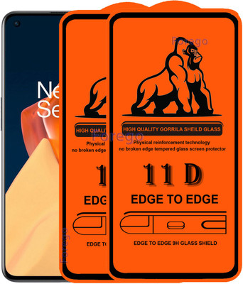 HQ Protection Edge To Edge Tempered Glass for OnePlus 9R(Pack of 2)