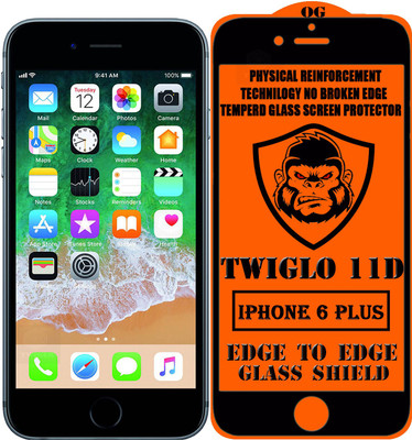 TWIGLO Edge To Edge Tempered Glass for Apple iPhone 6 Plus(Pack of 1)