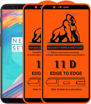 HQ Protection Edge To Edge Tempered Glass for OnePlus 5T(Pack of 2)