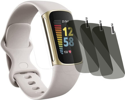 XAZE Screen Guard for FITBIT CHARGE 5 SMART BAND screen guard(Pack of 3)