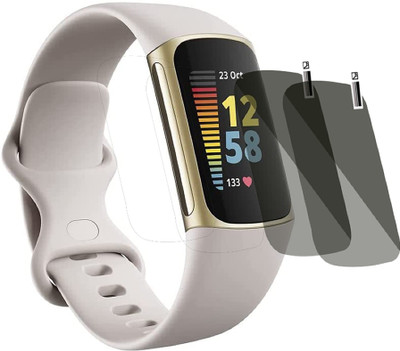 XAZE Screen Guard for FITBIT CHARGE 5 SMART BAND screen guard(Pack of 2)