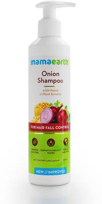 mamaEarth Onion Shampoo for Hair Growth & Hair Fall Control, 250ml