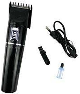 Geemy Black Gemei GM-6032 Professional Rechargeable Electric Trimmer for men and Women Trimmer 45 min  Runtime 1 Length Settings(Black)