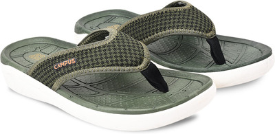 CAMPUS Men Flip Flops(Olive , 6)