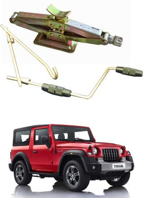 MATIES Heavy Duty Scisor Rolling Handle Manual Car Lifting Jack For Thar Vehicle Jack(6000 kg)