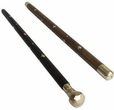 elite mart Wooden Morning Walking Sticks 23 inches Combo Pack of 2 Walking Stick