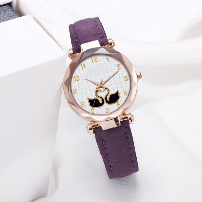 STOJIRA K.V R 9003 Brendy Fancy Duck Design Adjustable belt leather watch for girl Analog Watch  - For Women