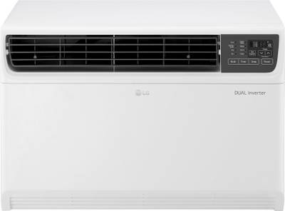 LG 1.5 Ton 5 Star Window Dual Inverter AC with Wi-fi Connect  - White  (PW-Q18WUZA, Copper Condenser)