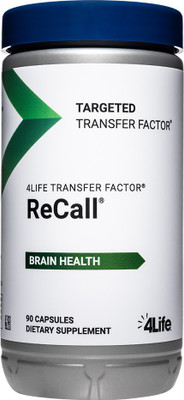 4Life Transfer Factor Recall - Brain Support Optimal Mental Function (90 Caps)(90 Capsules)