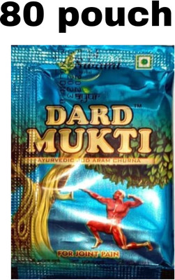 Quickbits 80 Sachets Dardmukti Powder Dard Mukti Powder Ayurvedic Herbal Powder(80 x 1 Units)