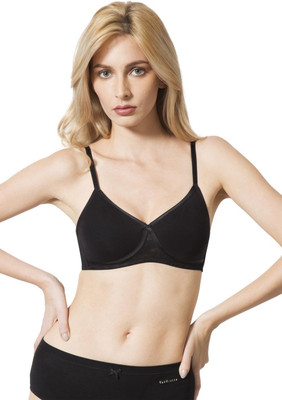 VAN HEUSEN Antibacterial And Wireless Women Full Coverage Non Padded Bra(Black)