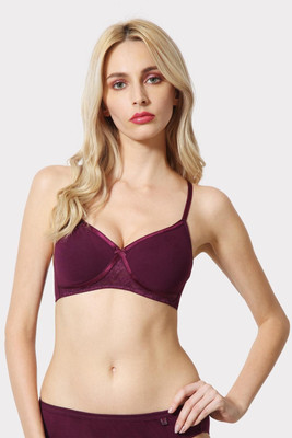 VAN HEUSEN Antibacterial And Wireless Women Full Coverage Non Padded Bra(Red)