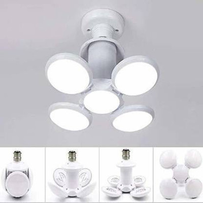 Nirvair 40 W Basic Round B22 LED Bulb(White, Pack of 2)