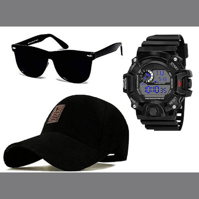 Rozti Solid, Applique Sports/Regular Cap Cap(Pack of 3)