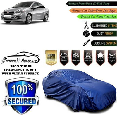 Tamanchi Autocare Car Cover For Fiat Linea Power Up 1.4 Fire Active Petrol(Blue)