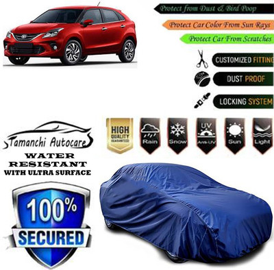 Tamanchi Autocare Car Cover For Toyota Glanza V CVT Petrol(Blue)