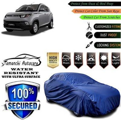 Tamanchi Autocare Car Cover For Mahindra KUV100 mFALCON D75 K2(Blue)