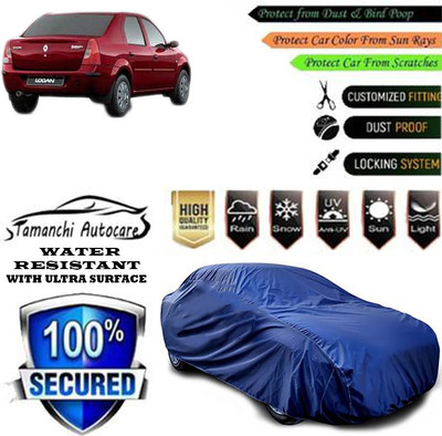 Tamanchi Autocare Car Cover For Mahindra Logan Edge(Blue)