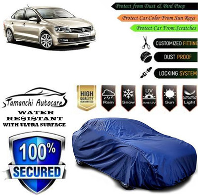 Tamanchi Autocare Car Cover For Volkswagen Vento 1.5 TDI Comfortline Diesel(Blue)