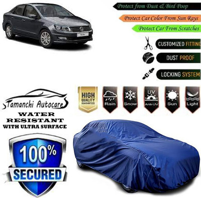Tamanchi Autocare Car Cover For Volkswagen Vento(Blue)