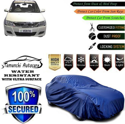 Tamanchi Autocare Car Cover For Mahindra E Verito D6 Electric(Blue)