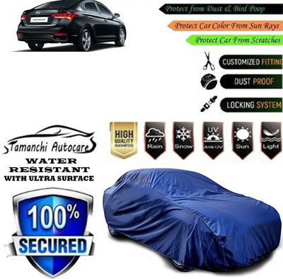 Tamanchi Autocare Car Cover For Hyundai Verna VTVT 1.6 SX(Blue)