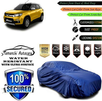 Tamanchi Autocare Car Cover For Maruti Suzuki Vitara Brezza VDi AMT Diesel(Blue)